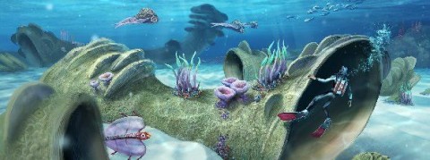 اولین تصاویر از گیم پلی بازی Subnautica منتشر شد.