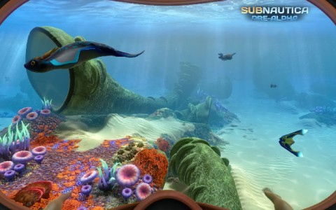 اولین تصاویر از گیم پلی بازی Subnautica منتشر شد.